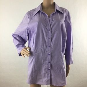 Worthington Button Down Front Top